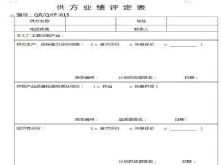 供方业绩评定表模板下载与幻灯片模板免费下载全攻略
